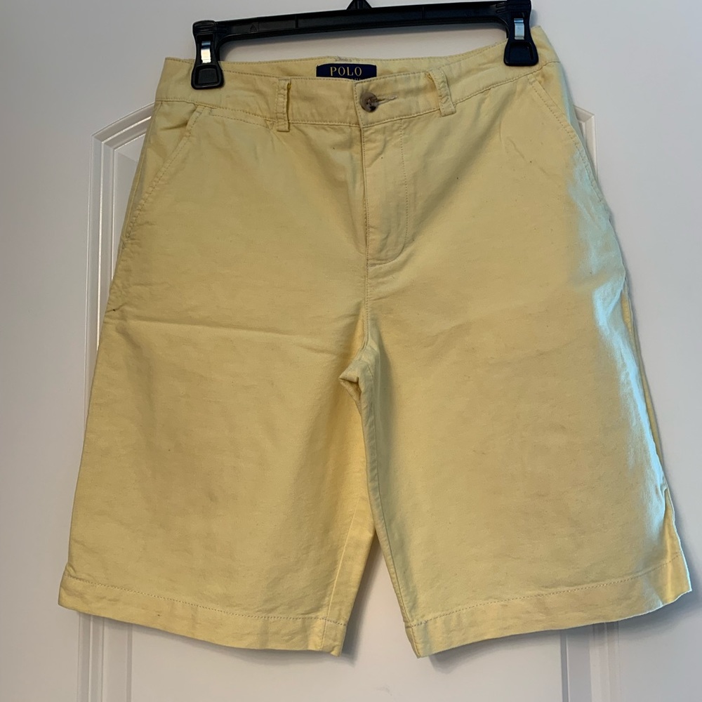 Light Yellow Ralph Lauren Shorts